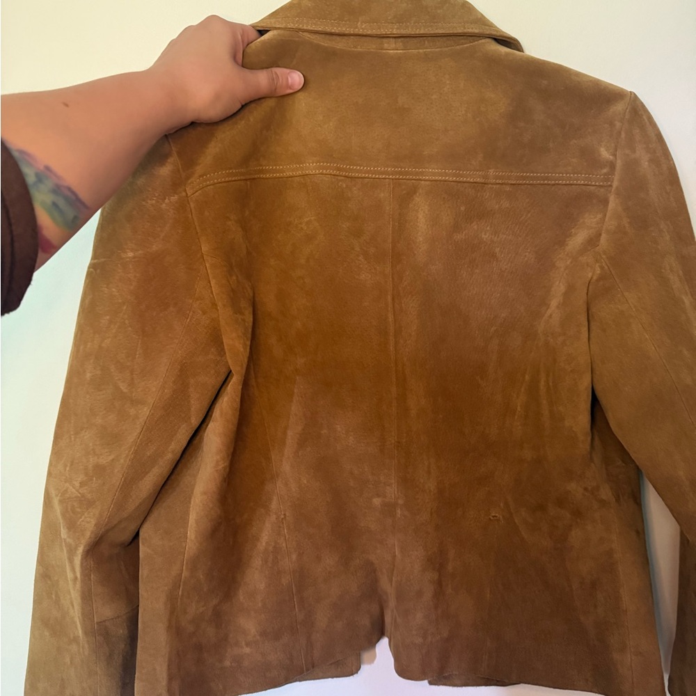 Margaret Godfrey Petite Suede Blazer — Size 8P — AS-IS - Picture 6 of 8
